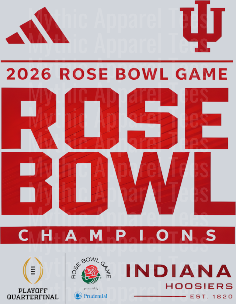 Indiana Hoosiers Rose Bowl Champions 2026