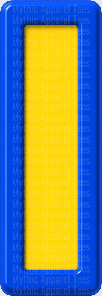 Toy Story Alphabet Letter I Blue Yellow Block