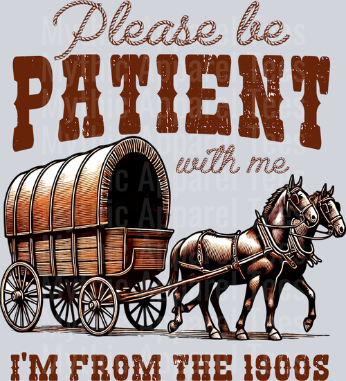 Please be patient im from the 1900s DTF Western Transfers