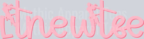 Line wife pocket pink DTF Blue Collar Transfers