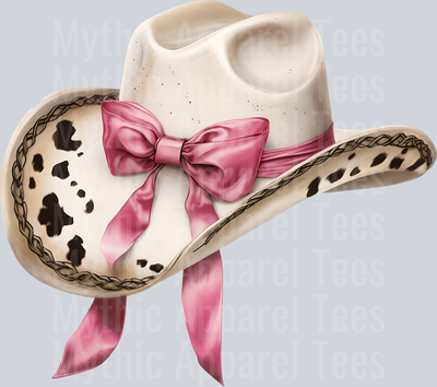 Cow print cowgirl hat Cowgirl Western Southern Girl Pink