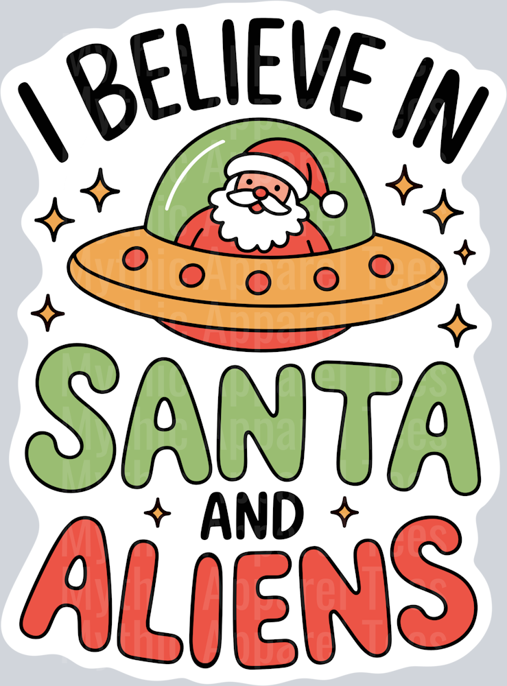 SantaAliensSticker