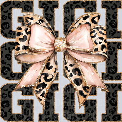 Leopard Bow Gigi