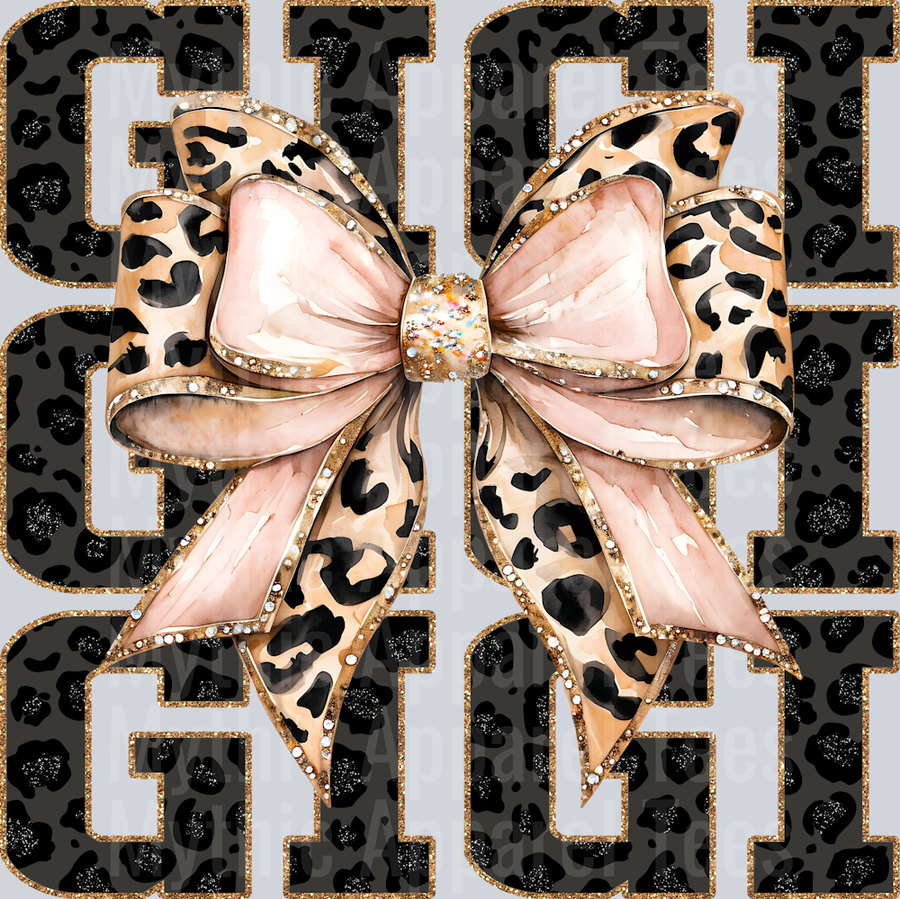 Leopard Bow Gigi