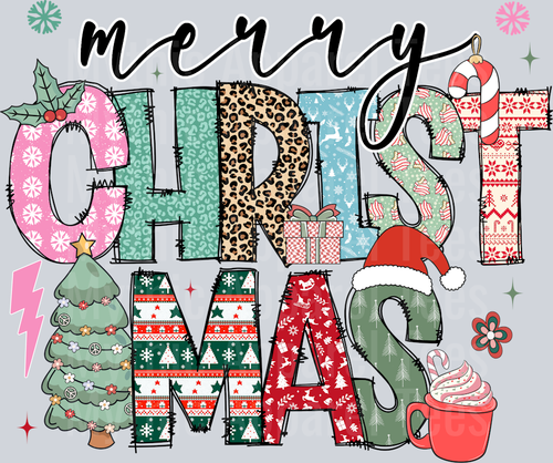 MERRY CHRISTMAS DOODLE