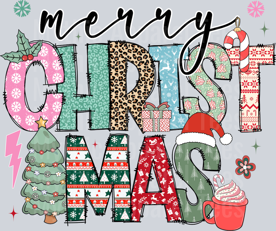 MERRY CHRISTMAS DOODLE