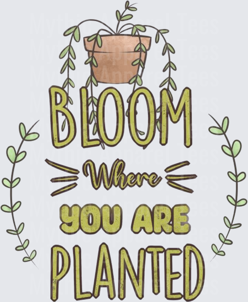 Plant Lovers Bloom Where You Are Planted Hanging Pot
