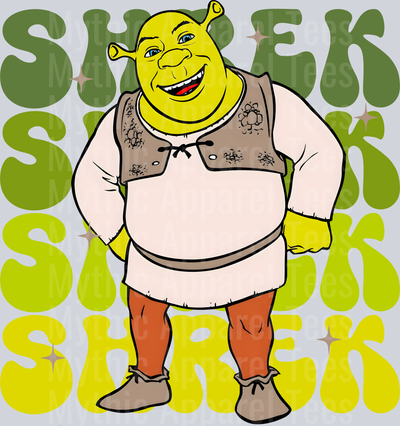 Shrek DTF Disney Transfers