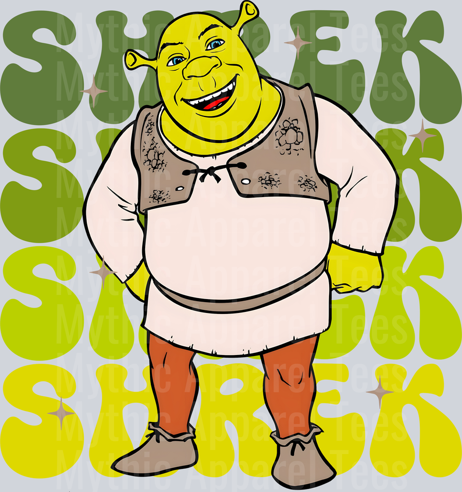 Shrek DTF Disney Transfers