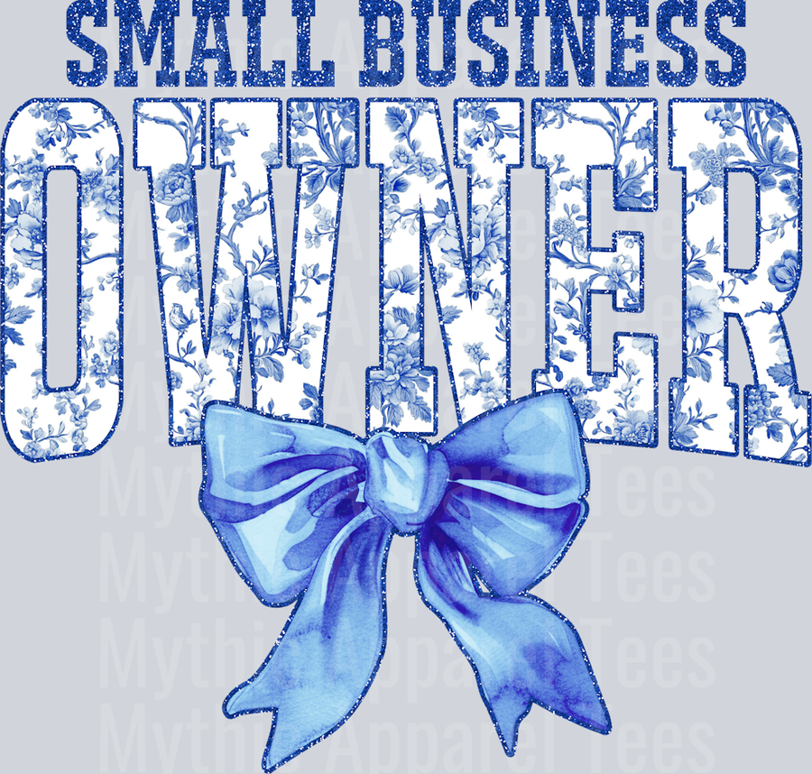 Light Blue Small Business Owner