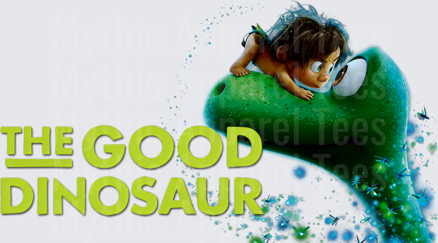 The Good Dinosaur Arlo and Spot with Blue Fireflies Pixar Movie Design