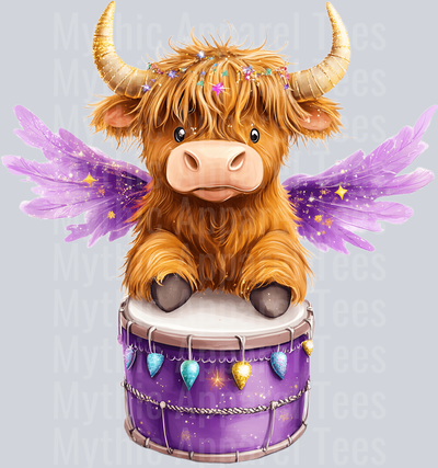 AZ788 Mardi Gras Highland Cow (43)