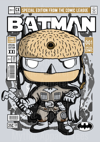 Red Son Batman Comic Book Cover STYLE DTF Pop Culture Transfers