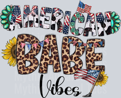 American Babe Vibes Leopard Print Western