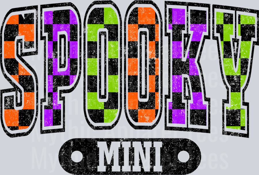 Orange Purple Green Spooky Mini