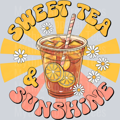 Sweet Tea & Sunshine DTF Tea Transfers