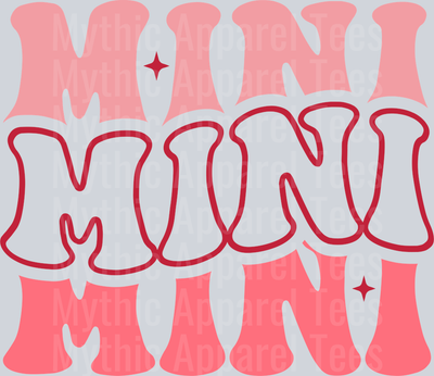 Mini RETRO WAVE DTF Valentines Day Transfers