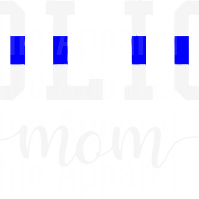 Police Officer Blue Line Back The Blue Transfers