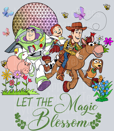 Let the magic blossom Toy Story Epcot DTF Disney Transfers