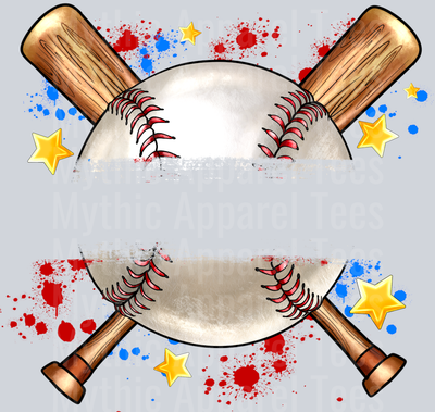 Baseball Custom Name (add after print)
