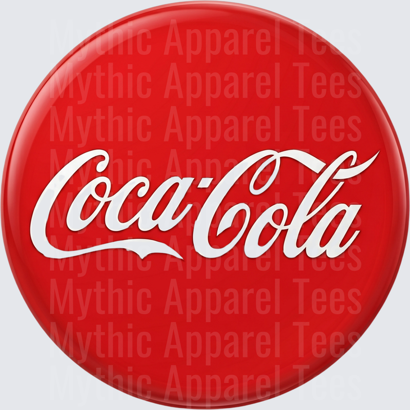 Coke Coca-Cola Classic Red Circle Logo Badge Design