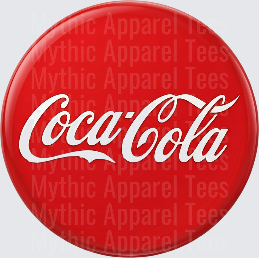 Coke Coca-Cola Classic Red Circle Logo Badge Design