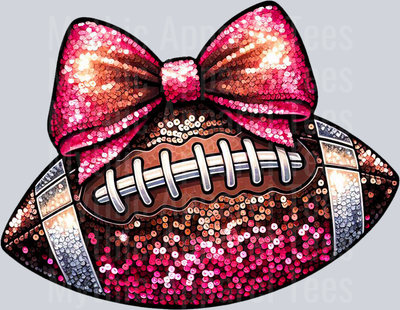 Sequin Football School Spirit & Sports