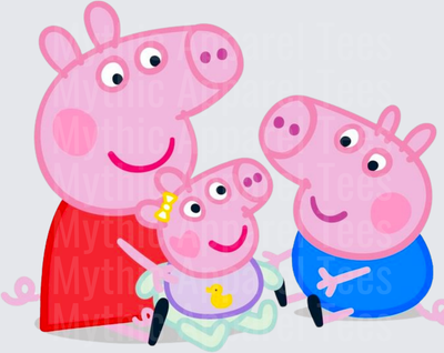 Peppa Pig, George, and Baby Alexander Sibling Group