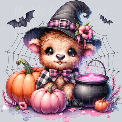 Spooky Highland Cow
