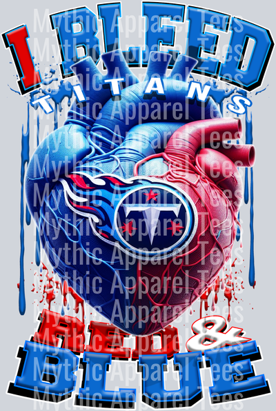 Titans I bleed Red and Blue