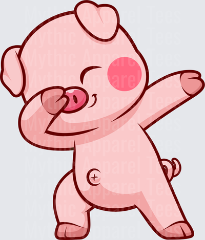 Peppa Pig Cute Baby Pig Dabbing Kawaii Style