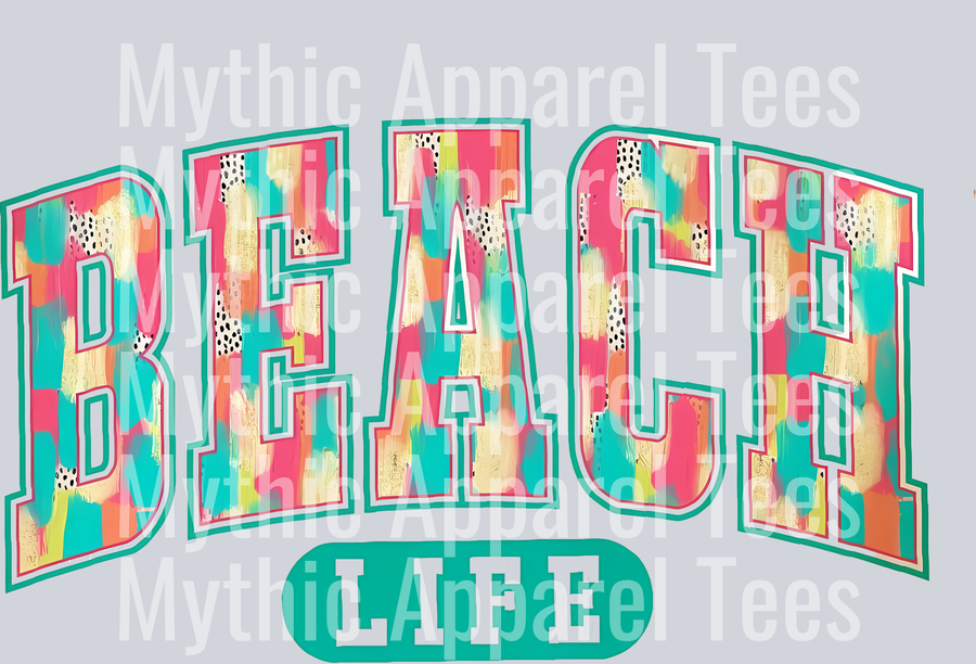 Brushstroke Beach Vibes Summer Transfer