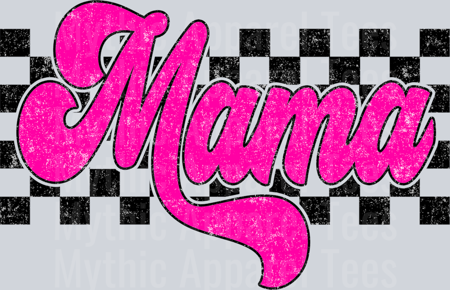 Pink Checkered Mama
