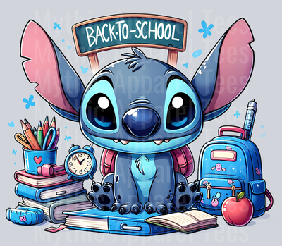 DTF Stitch Back To School Transfers