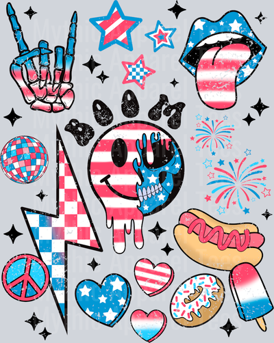 4th_Of_July_Collage_Grunge