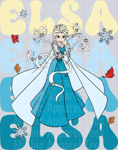 Elsa Frozen DTF Disney Transfers