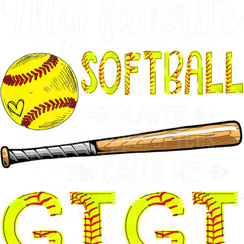Softball DTF Transfer