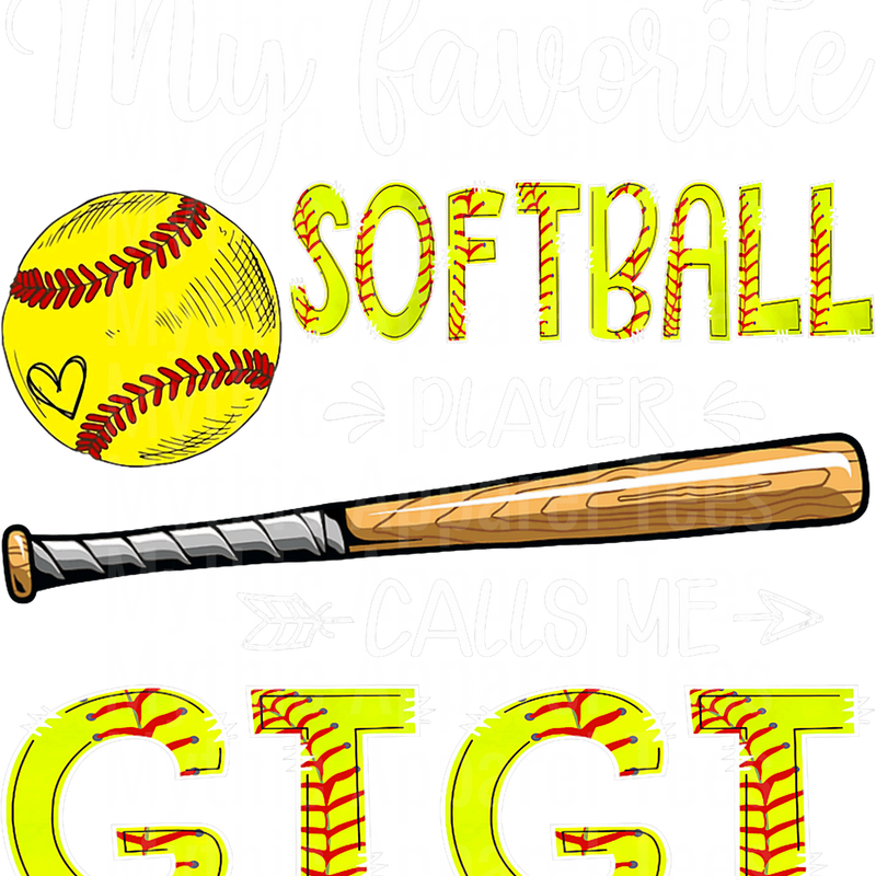 Softball DTF Transfer