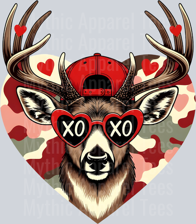 Camo Valentine Buck Valentines Day Hunting