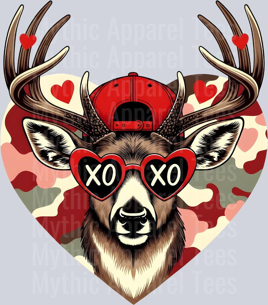 Camo Valentine Buck Valentines Day Hunting