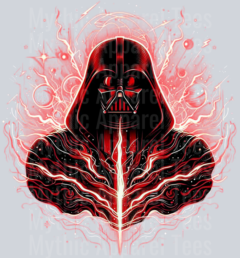 Darth Vader Red symbol Close up DTF Star Wars Transfers