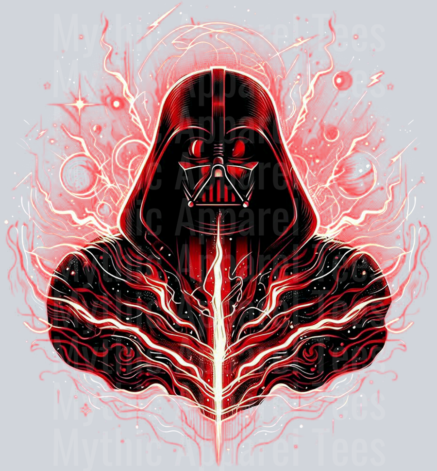 Darth Vader Red symbol Close up DTF Star Wars Transfers