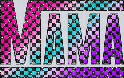 Sequin Checkered Mama 2