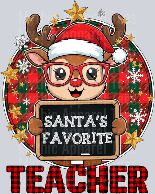 santas favorite red