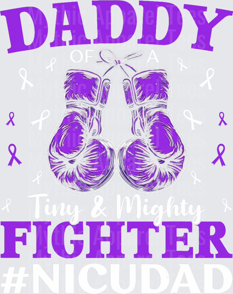 NICU Dad Micro Preemie Baby Dad Of NICU Warrior Appreciation T-Shirt (1)