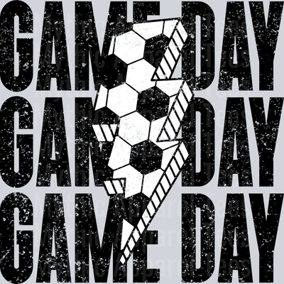 Soccer Game Day Stacked School Spirit & Sports