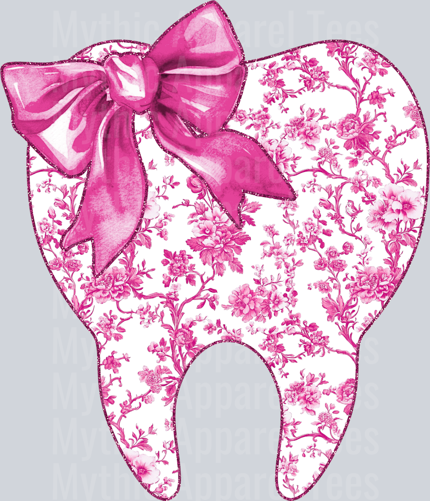 Light Pink Toile Tooth