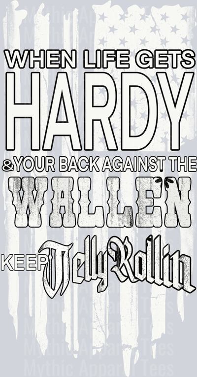 Hardy Wallen Jelly Roll DTF Country Music Transfers