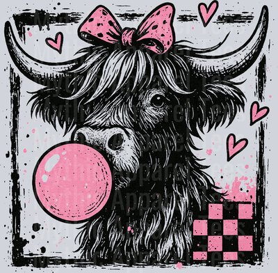 Highland Cow Valentine