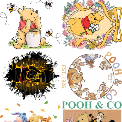 POOH GANG SHEET 10 FULL SIZE IMAGES